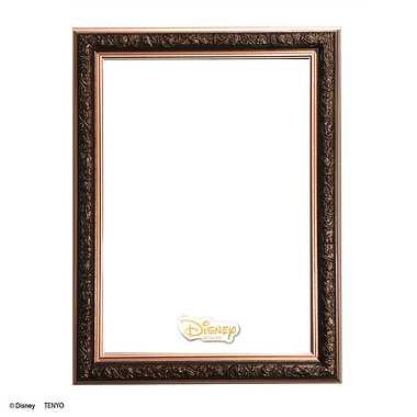 Tenyo Puzzle Frame Disney Exclusive Art Figure Frame for 108 Pieces / Bronze (18.2×25.7cm) Includes Fasteners, Hanging Cord, and Disney Emblem Plate