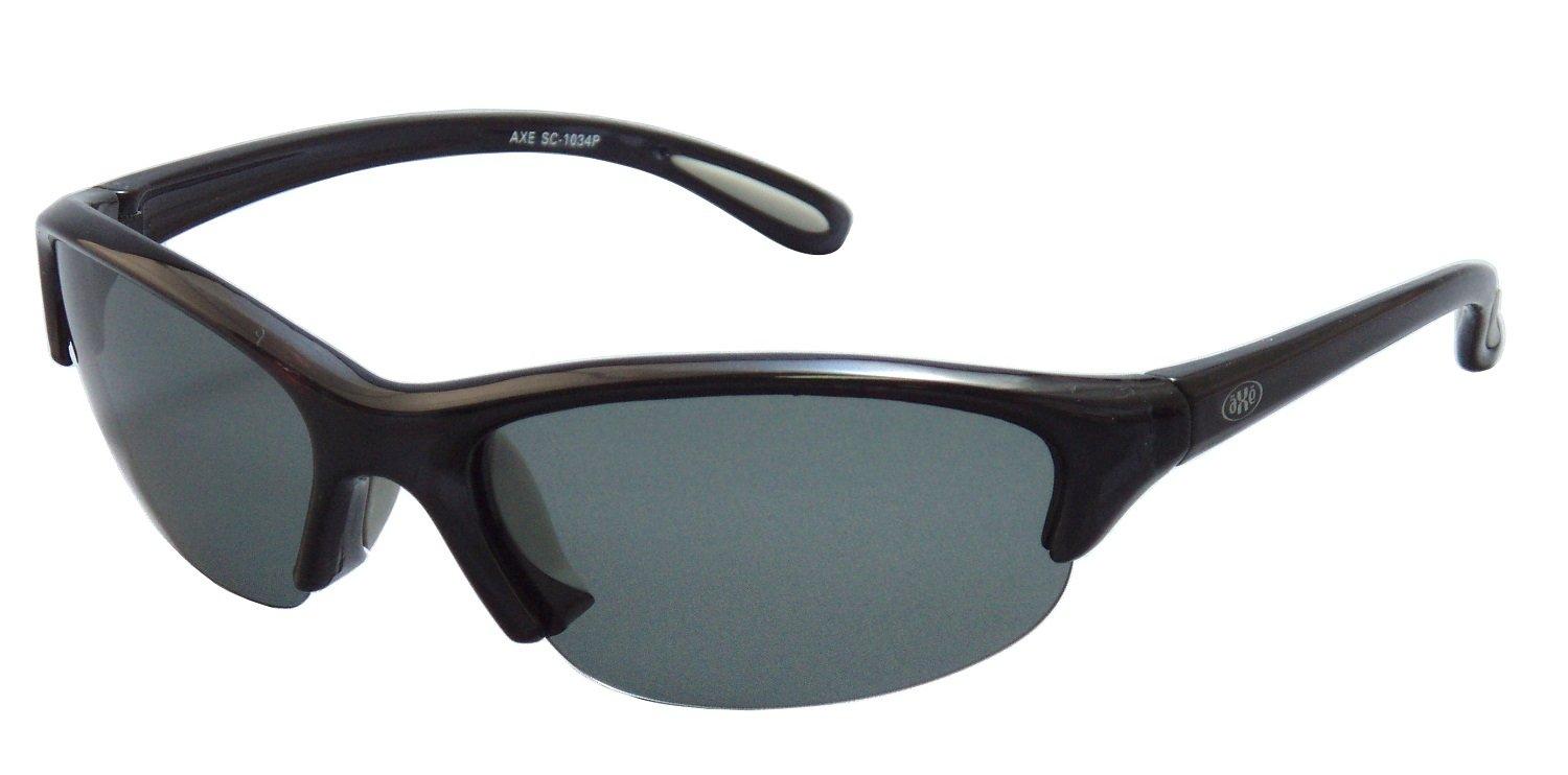 AXE Polarized Sunglasses SC-1034P SC Sports Dark Smoke (DSM)
