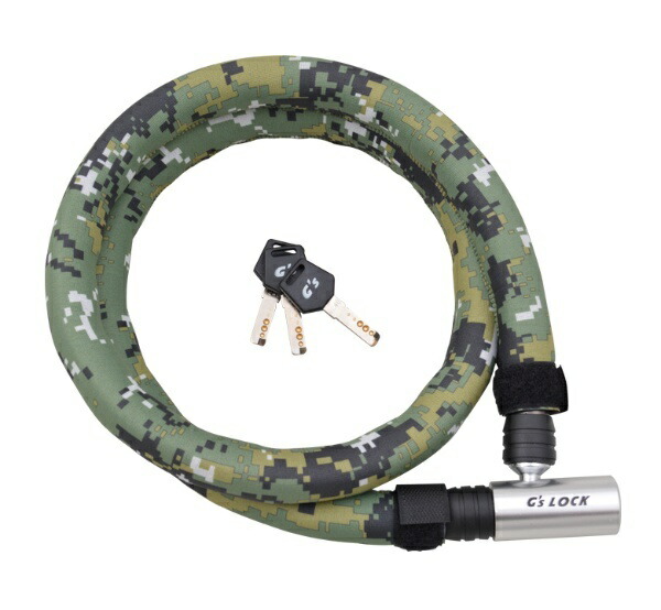 GORIN Neoprene Cover Wire Lock [GS6-1200] Digital Camo Green