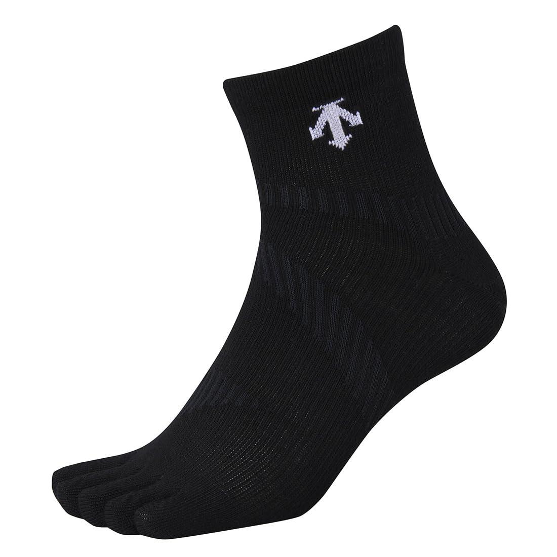 [Descente] Socks MoveSox for Volleyball ARCH SPIRAL SOX Comfort Athletic Performance BK 28.0 cm