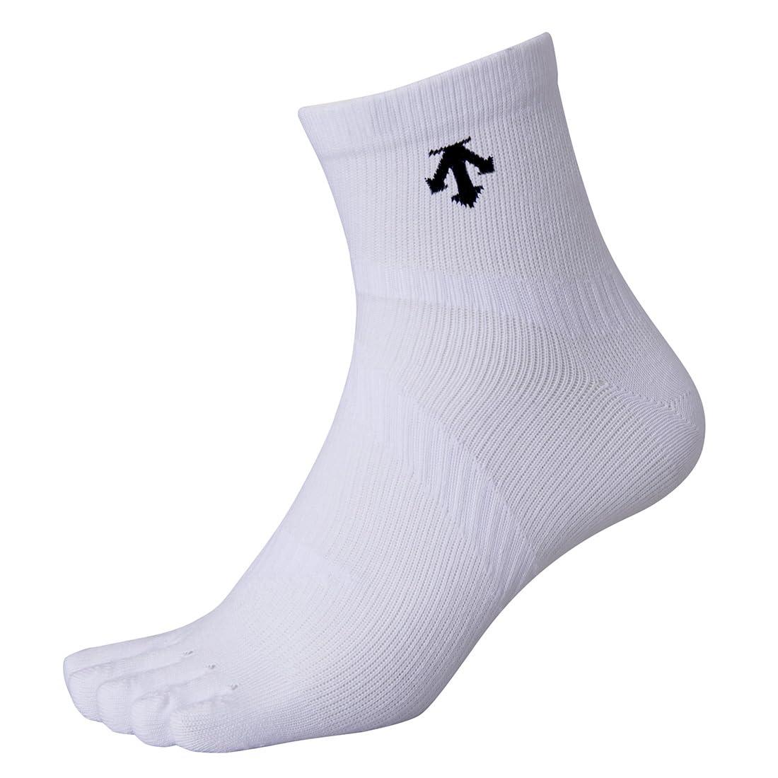 [Descente] Socks MoveSox for Volleyball ARCH SPIRAL SOX Comfort Athletic Function WHT 23.0 cm