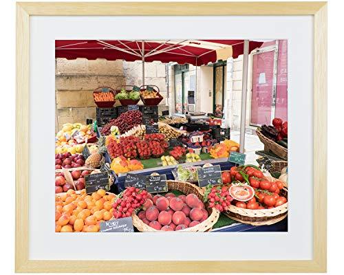 Kenko Frame NEW Garden 4-Cut Glass Type Wooden Frame Natural MNGA-4-NA