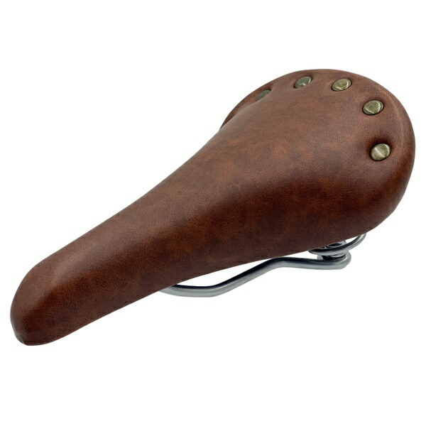 NOGUCHI Bicycle Saddle [Studded Sports Saddle] Brown