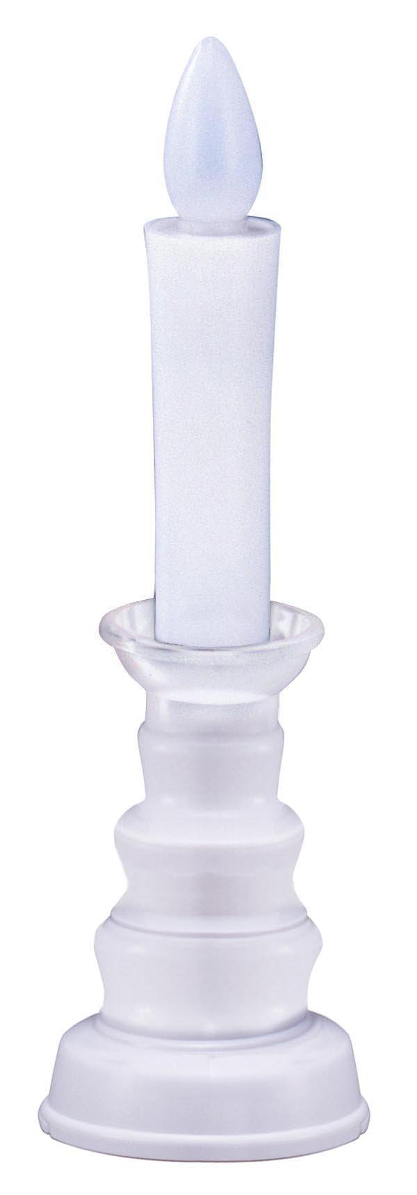 Asahi Denki Kasei Smile Kids Electric Candle with Candle Holder Safe Candle Medium White ARO-3201