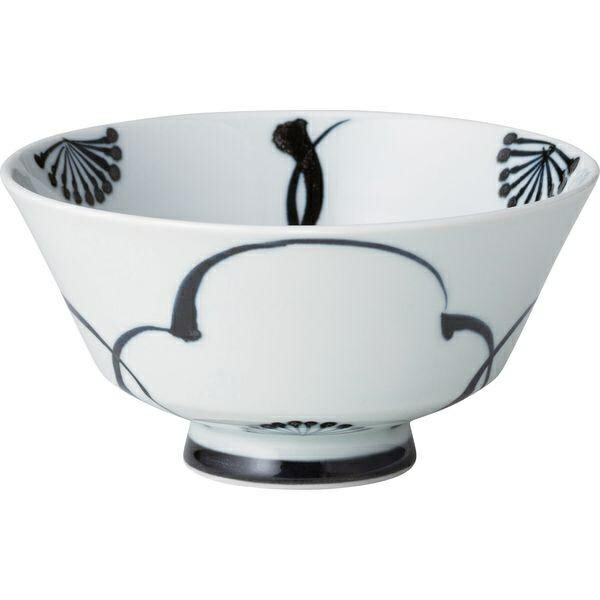 Saikai Pottery Rice Bowl, Sometsuke, LL Size, Hasami Ware, Suehiro Bowl, Plum Blossom Pattern, 18158