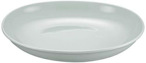 Saikai Pottery Hasami Ware Common Oval Bowl Plate Gray Approx. 23cm Diameter Microwave and Dishwasher Safe 18306