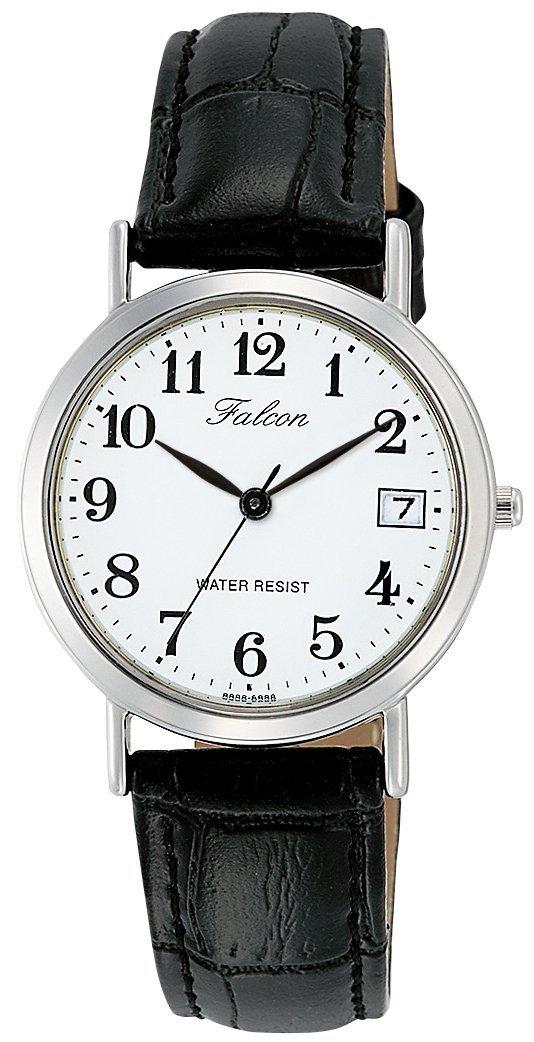 [Citizen Q&Q] Analog Watch, Water-Resistant, Date, Leather Strap D021-304 Women's White