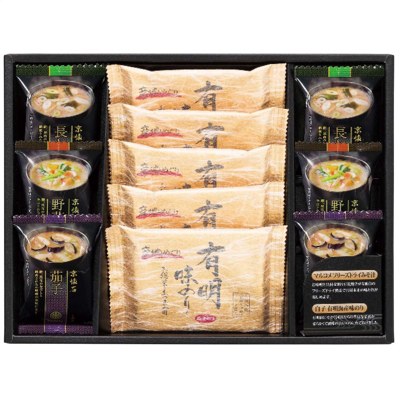 Freeze-Dried Miso Soup & Ariake Seaweed Set NF-BON
