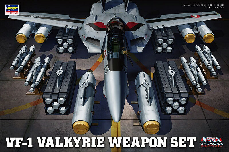 Hasegawa Super Dimension Fortress Macross VF-1 Valkyrie Weapon Set 1/48 Scale Plastic Model Parts MC04