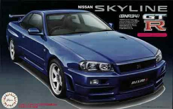 Fujimi Models 1/24 Scale Inch-Up Series No.64 Skyline GT-R (BNR34) with NISMO Parts ID-64
