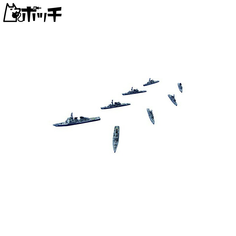 Fujimi Model 1/3000 Collectible Warship Series No.37 Japan Maritime Self-Defense Force 4th Escort Group (1998) Plastic Model Warship 37