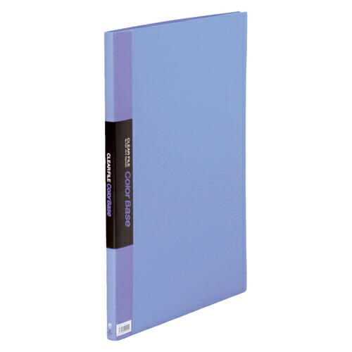 King Jim Clear File Color Base 20-Pocket A3 Vertical Blue 152C-B