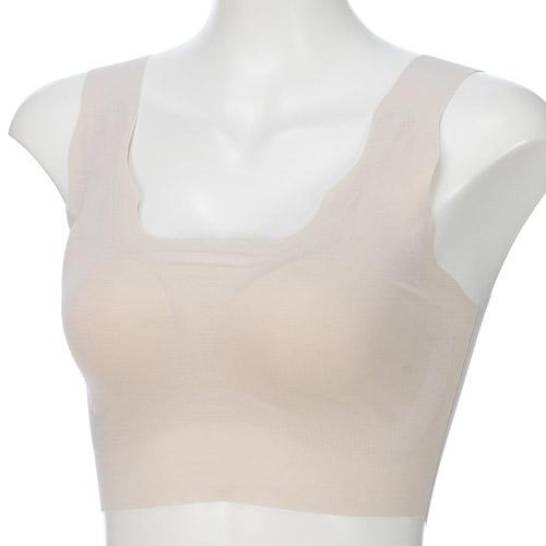 [GUNZE] Half Top Kirei Lab Cotton Blend 3D Molded Cup Organic Cotton Fitte Half Top Bra KB3155K Women's 1. White Beige L