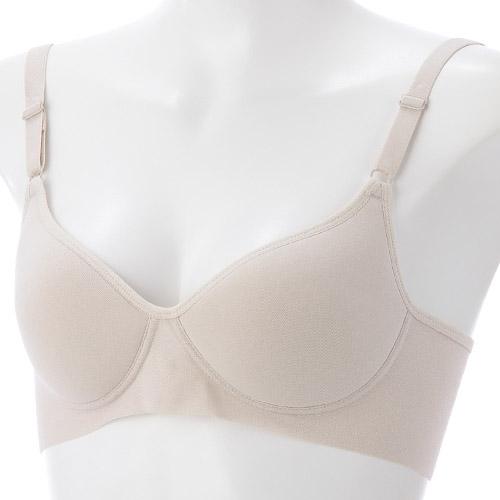 [GUNZE] Non-Wire Bra KIREILABO (Kirei Labo) Organic Cotton Lining Cotton Blend KB4092N Women's Soft Ivory M