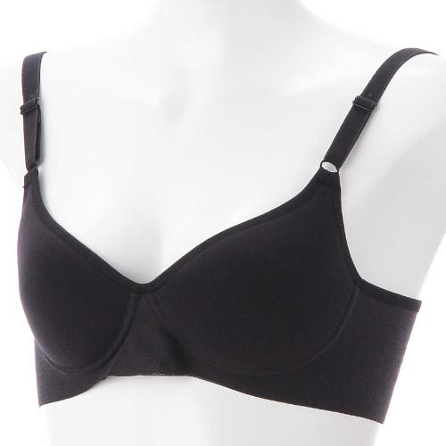 [GUNZE] Non-Wire Bra KIREILABO (Kirei Labo) Organic Cotton Lining Cotton Blend KB4092N Women's Black L