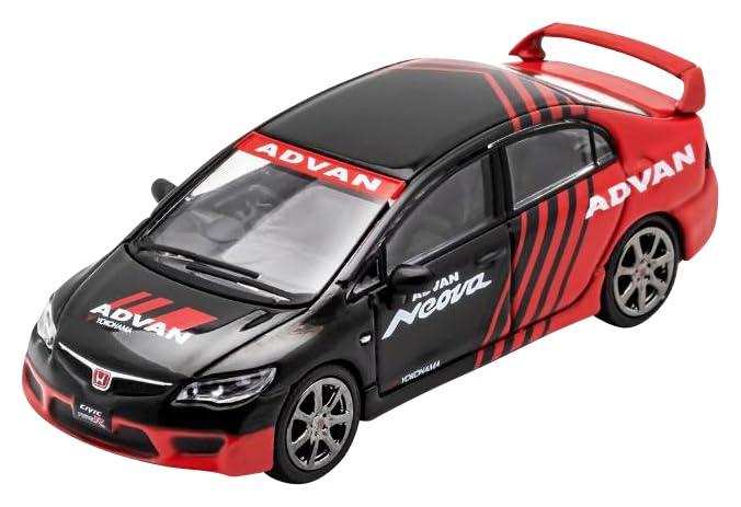 DIECASTTEAM 1/64 Honda Civic Type-R FD2 ADVAN Ready-to-Display Model