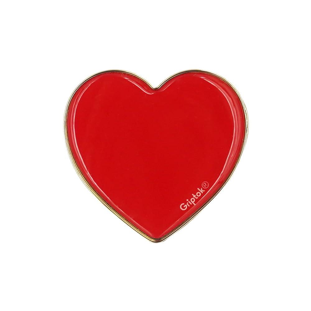 Griptok Smartphone Grip Heart-Shaped Button Red 2006GRTH681DRD62