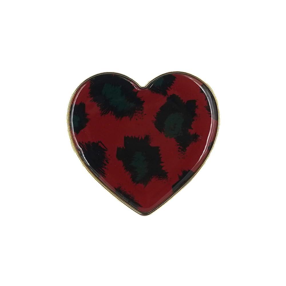 Griptok Smartphone Grip Heart-Shaped Leopard Pattern Red 2107GRTHBLRED51