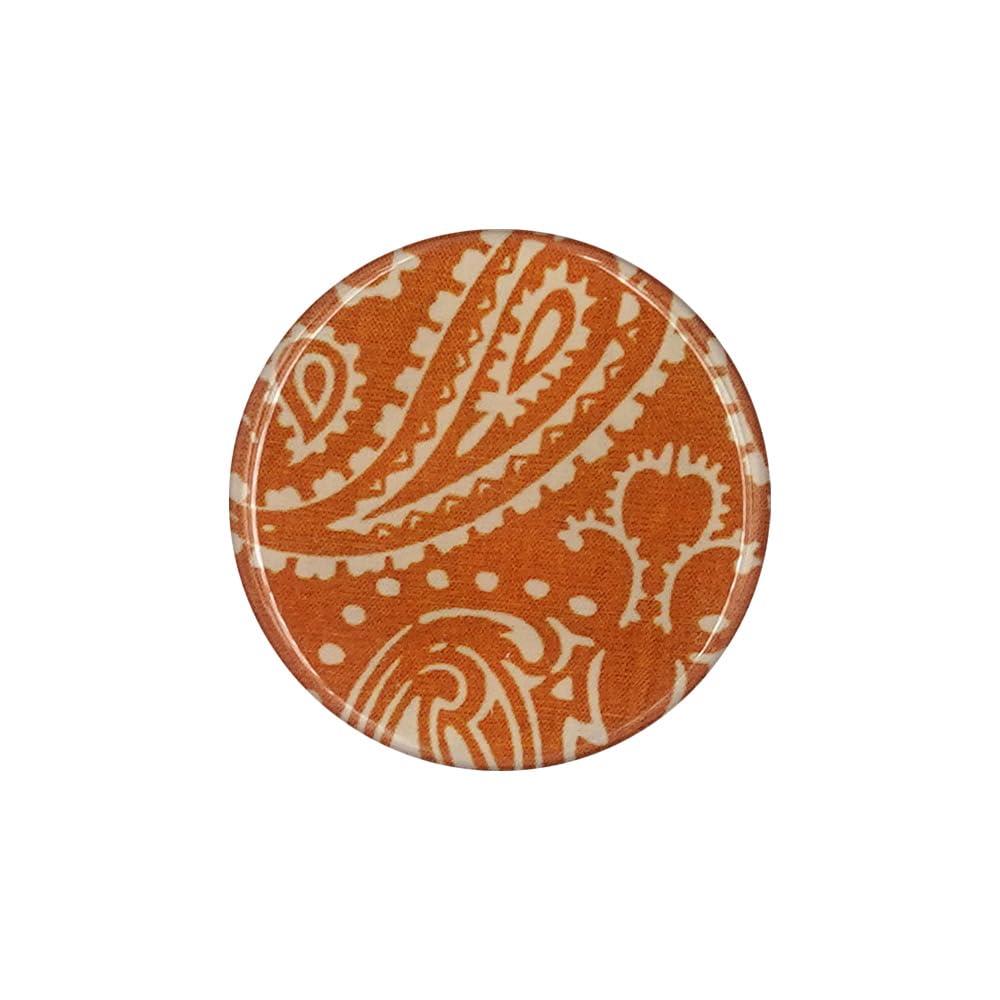 Griptok Smartphone Grip Round Paisley Orange 2202GRTRBLORN20
