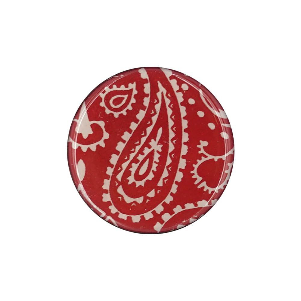 Griptok Smartphone Grip Round Paisley Red 2202GRTRBLRED21