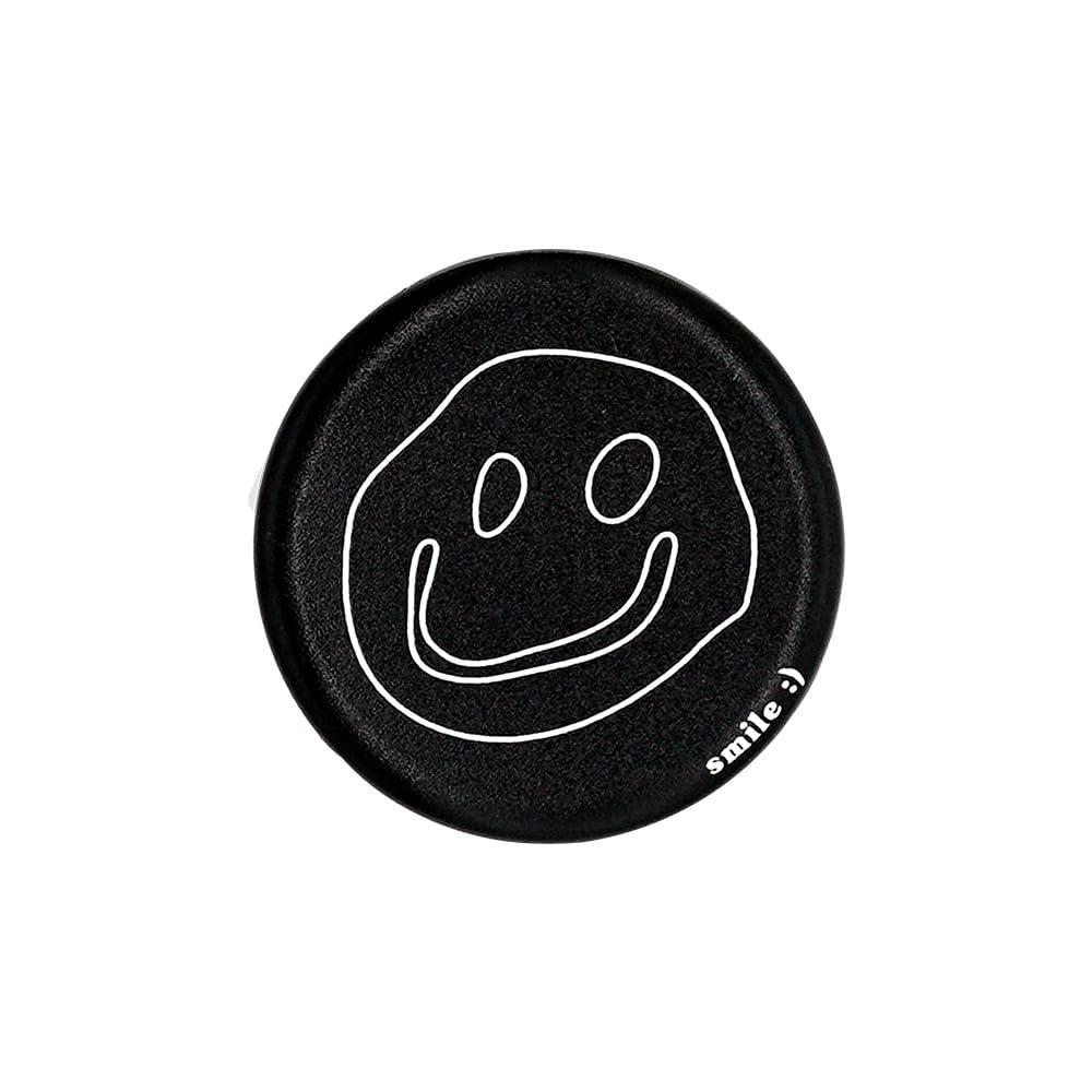 Griptok Smartphone Grip Round Smile Black 2206GRTRB0133