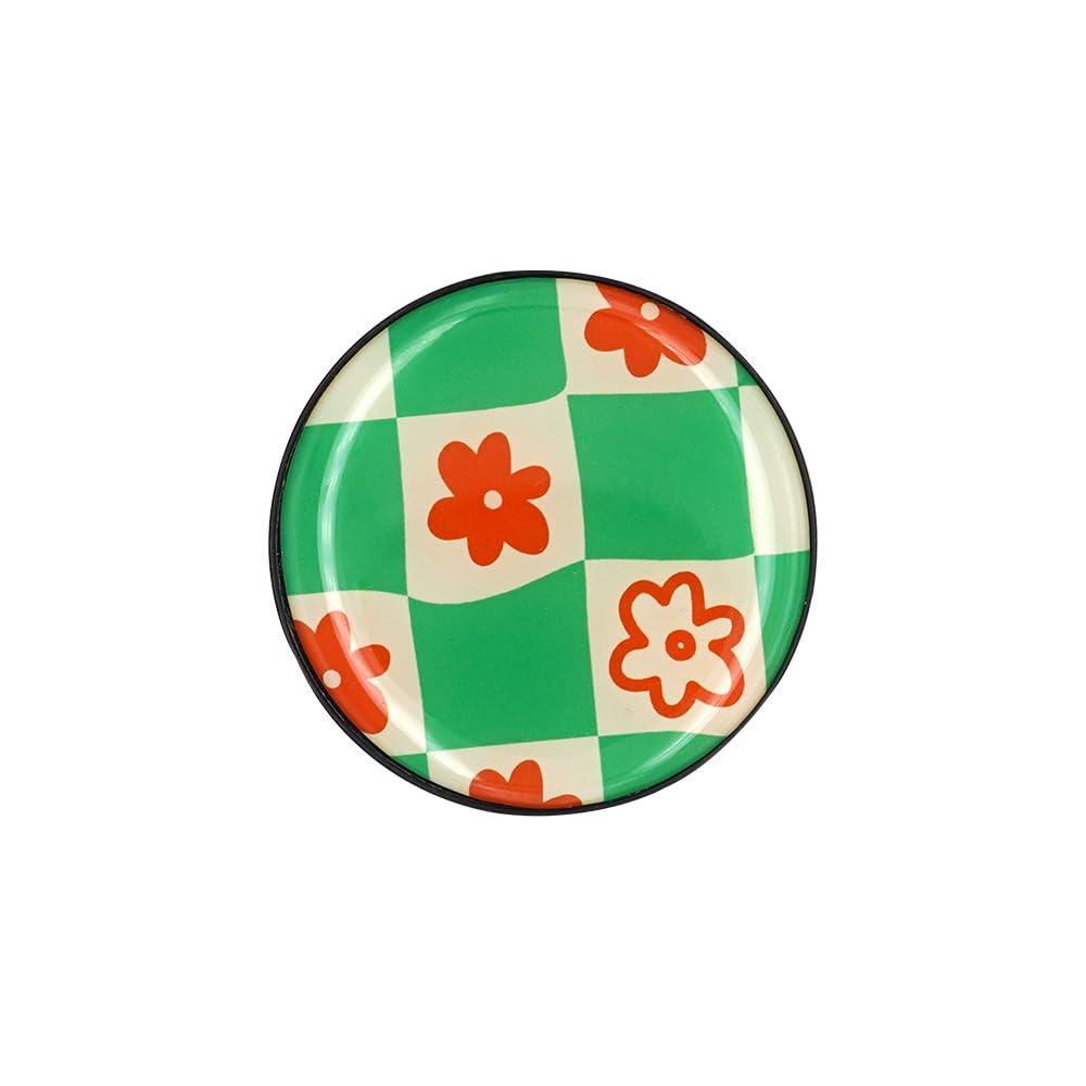 Griptok Smartphone Grip Round Big Flower Green 2206GRTRC0544