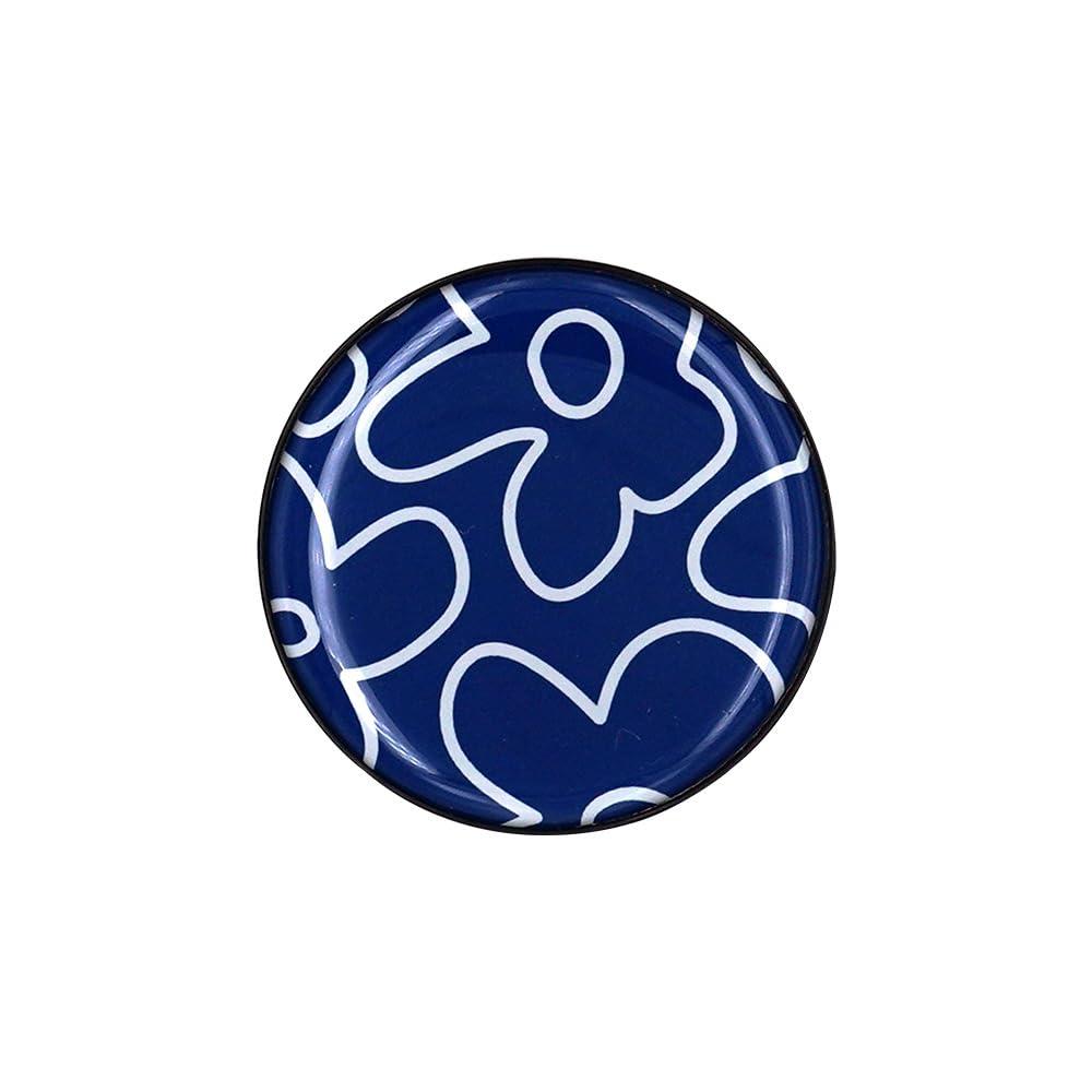 Griptok Smartphone Grip Round Big Flower Navy 2206GRTRC0746