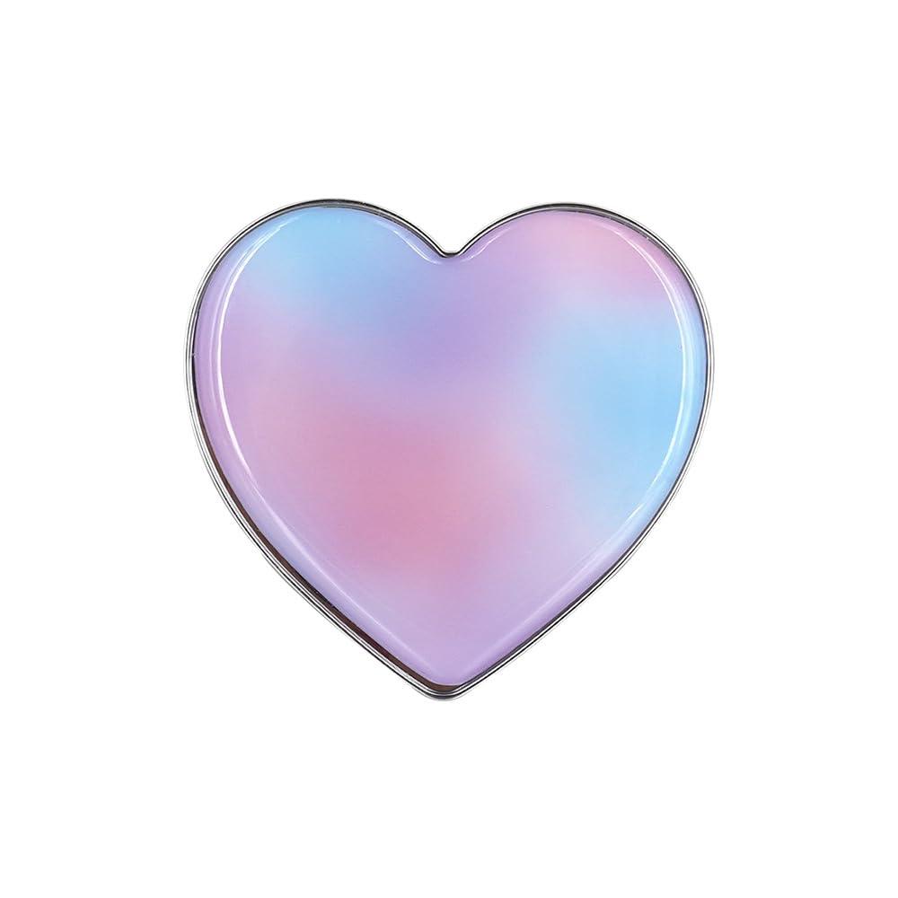 Griptok Smartphone Grip Heart-Shaped Rainbow Purple 2303GRTHH0229