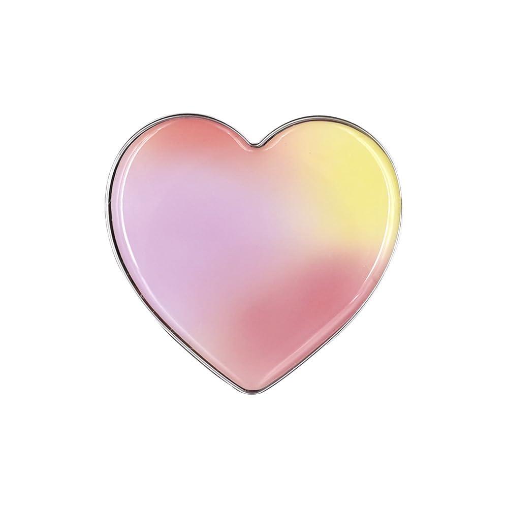 Griptok Smartphone Grip Heart-Shaped Rainbow Pink 2303GRTHH0431