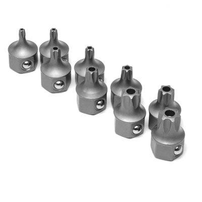 ASTRO PRODUCTS 02-25203 Ultra-Short Hex Socket Tamper-Proof Bit Adapter 9-Piece Set 02-25203