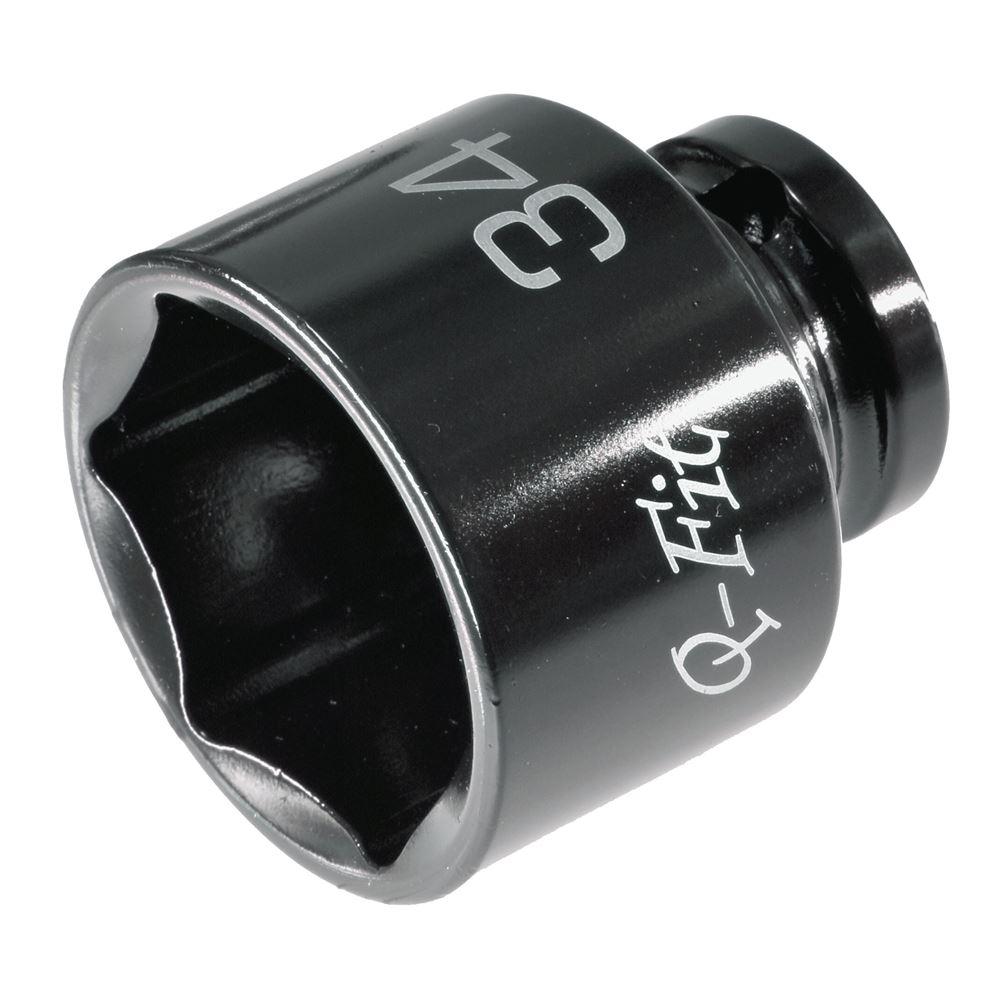 Astro Products Q-Fit 1/2DR Impact Socket 34mm | Impact Socket