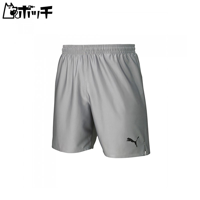 [PUMA] Soccer Shorts Moisture-Wicking Quick-Dry LIGA Game Pants Core Junior Kids 729970 Fall/Winter 2024 Color PUMA Silver (14) 120
