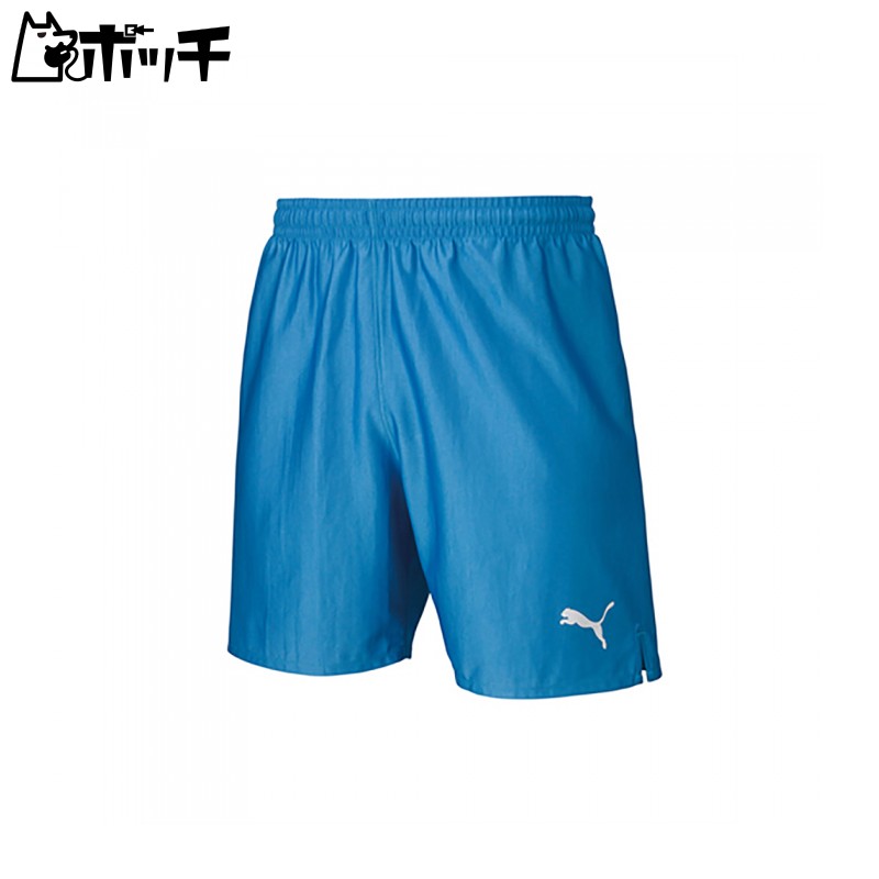 [PUMA] Soccer Shorts Moisture-Wicking Quick-Dry LIGA Game Pants Core Junior Kids 729970 Spring/Summer 2024 Color Sax/White (13) 160