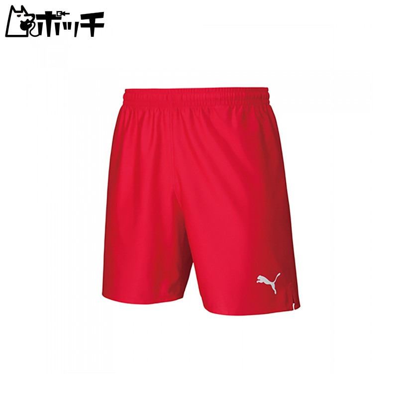 [PUMA] Soccer Shorts Moisture-Wicking Quick-Dry LIGA Game Pants Core Junior Kids 729970 Fall/Winter 2024 Color PUMA Red (01) 120