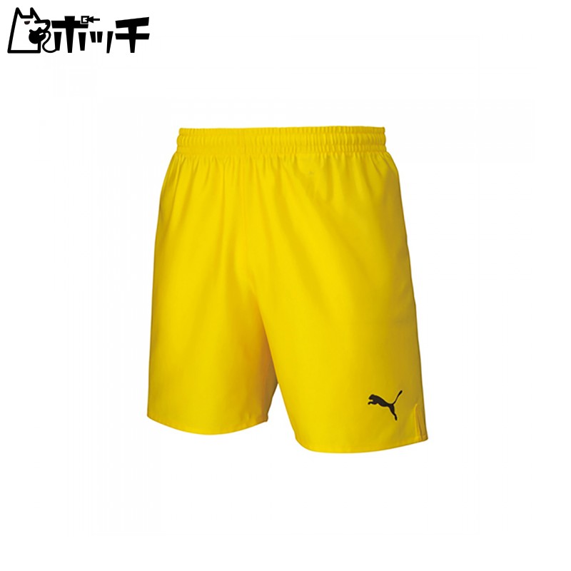 [PUMA] Soccer Shorts Moisture-Wicking Quick-Dry LIGA Game Pants Core Junior Kids 729970 Fall/Winter 2024 Color Cyber Yellow (07) 130