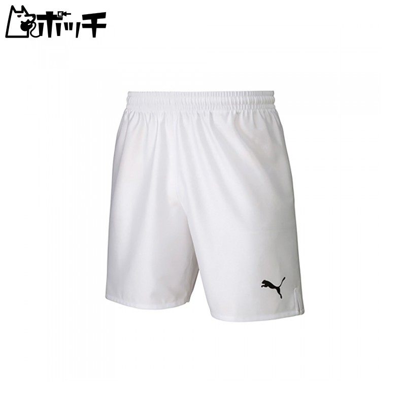 [PUMA] Soccer Shorts Moisture-Wicking Quick-Dry LIGA Game Pants Core Junior Kids 729970 Fall/Winter 2024 Colorway PUMA White/Black (04) 130