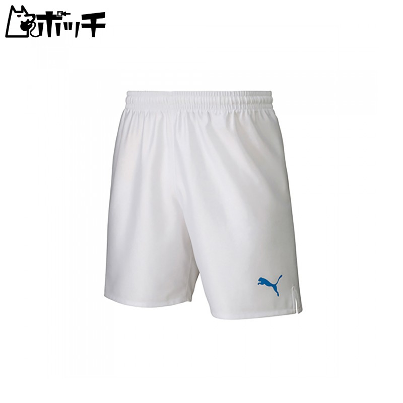 [PUMA] Soccer Shorts Moisture-Wicking Quick-Dry LIGA Game Pants Core Junior Kids 729970 Fall/Winter 2024 Colorway PUMA White/Electric Blue (10) 130
