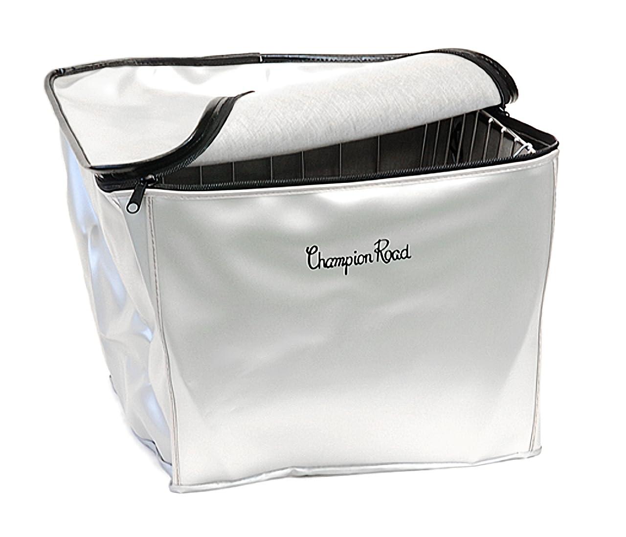 Yokoyama Saddle Cover Company Rear Basket Cover M Silver (Width 360mm × Depth 390mm × Height 260mm)