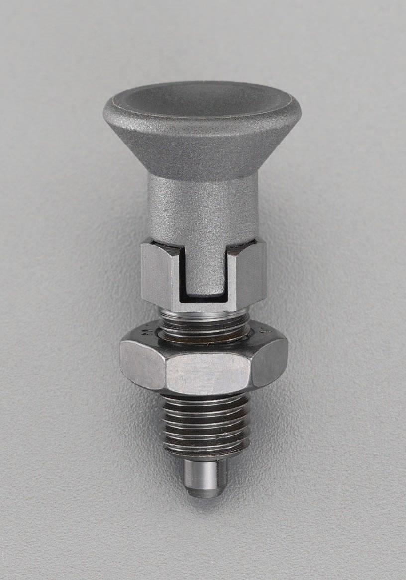 M8x4mm [Nose Lock Type] Index Plunger A:4, B:M8, C:18, D:38.5, K:13