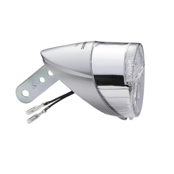 Panasonic LED Hub Dynamo Dedicated Light Single-wire and Dual-wire Hub Dynamo Compatible Combination Model Silver NSKL142-S