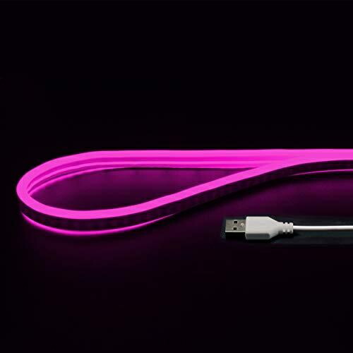 Japan Trust Technology USB Neon Tube Light 2m NEONLT2M-PK Pink│Party Supplies Decorations