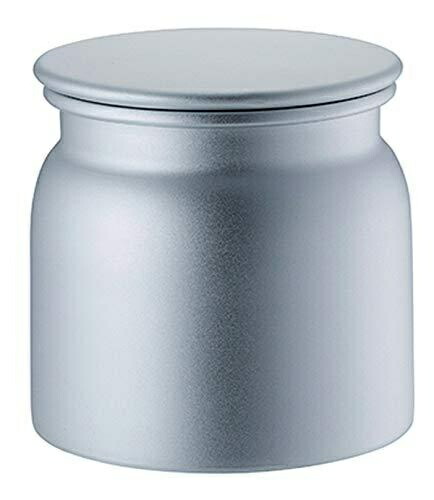 Sato Metal Industries SALUS Aluminum Cotton Jar Silver SALUS205412