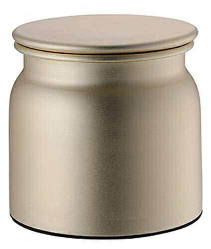 Sato Metal Industries SALUS Aluminum Cotton Jar Gold SALUS205413