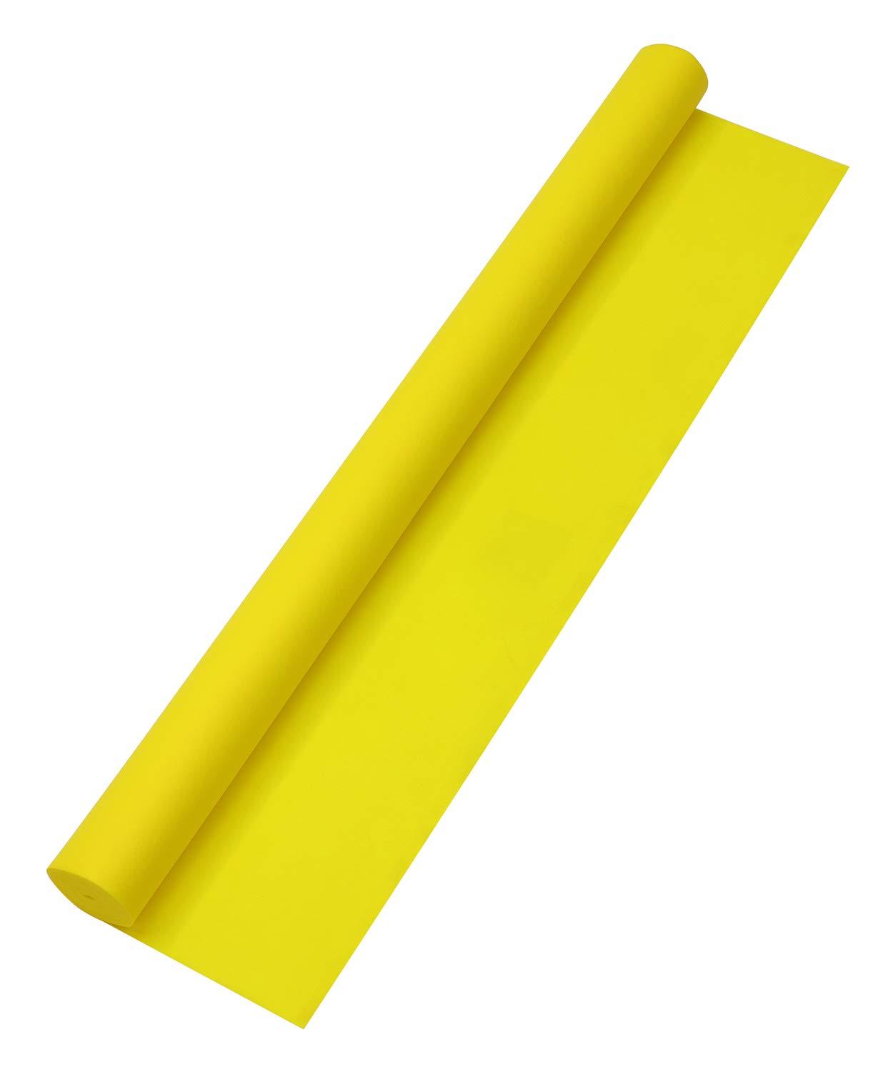Artec Color Non-Woven Fabric 100cm Width × 10m Roll Yellow Roll Plain Fabric Event DIY Crafts