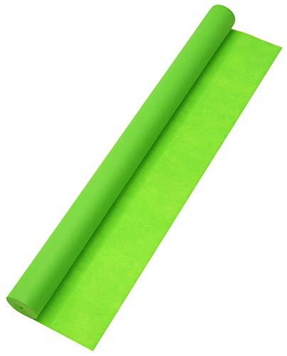 Artec Color Non-Woven Fabric 100cm Width × 10m Roll Yellow-Green Plain Fabric for Events, DIY, Crafts 4970