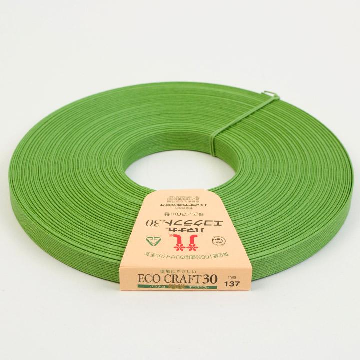 Hamana Eco Craft Approx. 15mm Width 30m Roll Col.137 Matcha 2508