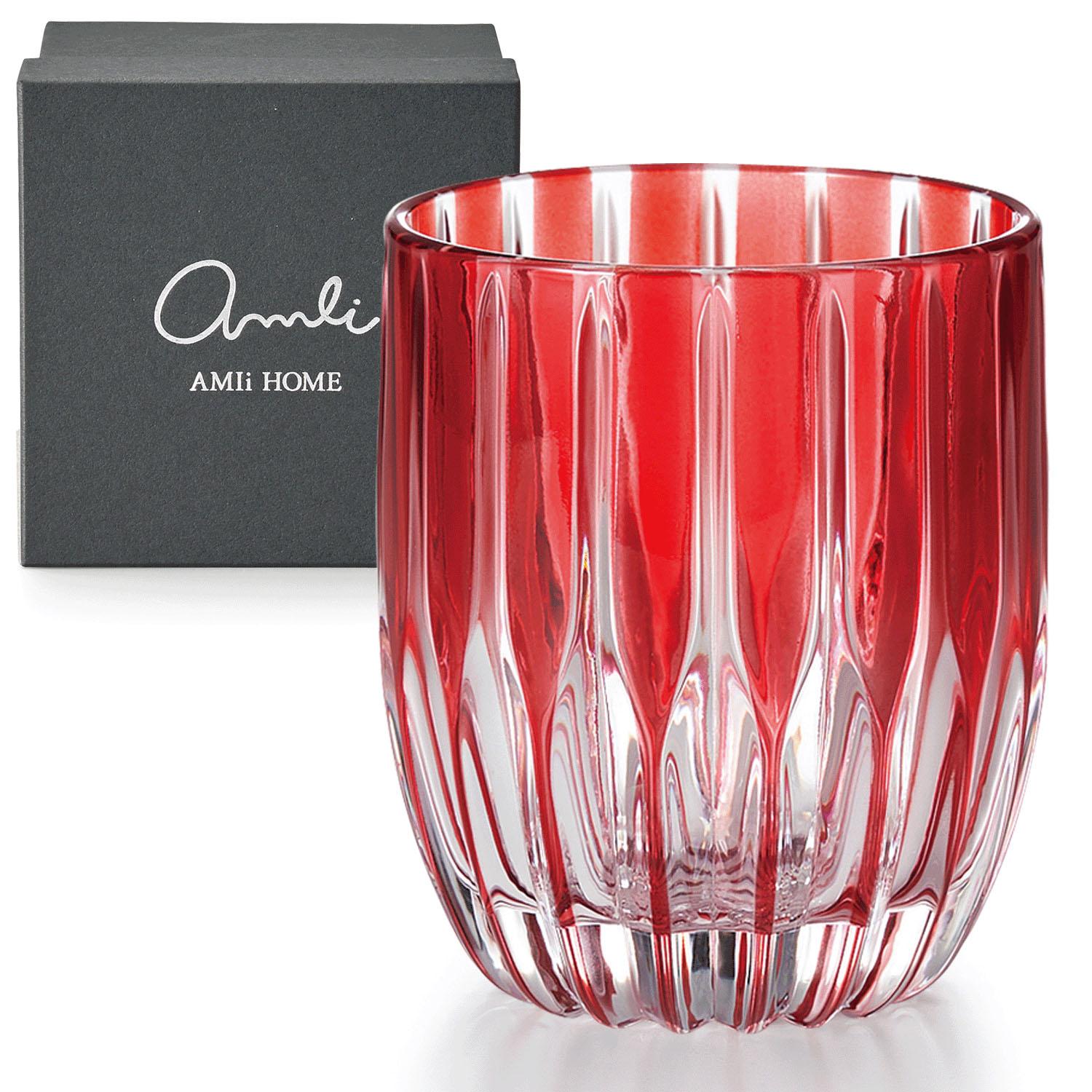 [Dolce duo] Large Rock Glass, Cut Glass Whiskey Glass, Birthday Gift, Celebration, Alcohol, Stylish Glassware RY-1768