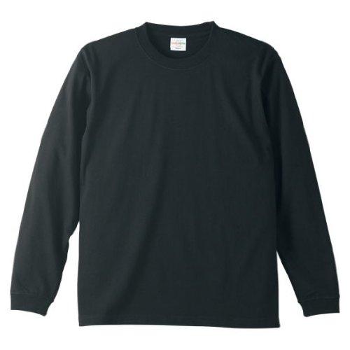 [United Athle] 6.2 oz Long Sleeve T-Shirt (1.6-inch Rib) Black 2 S
