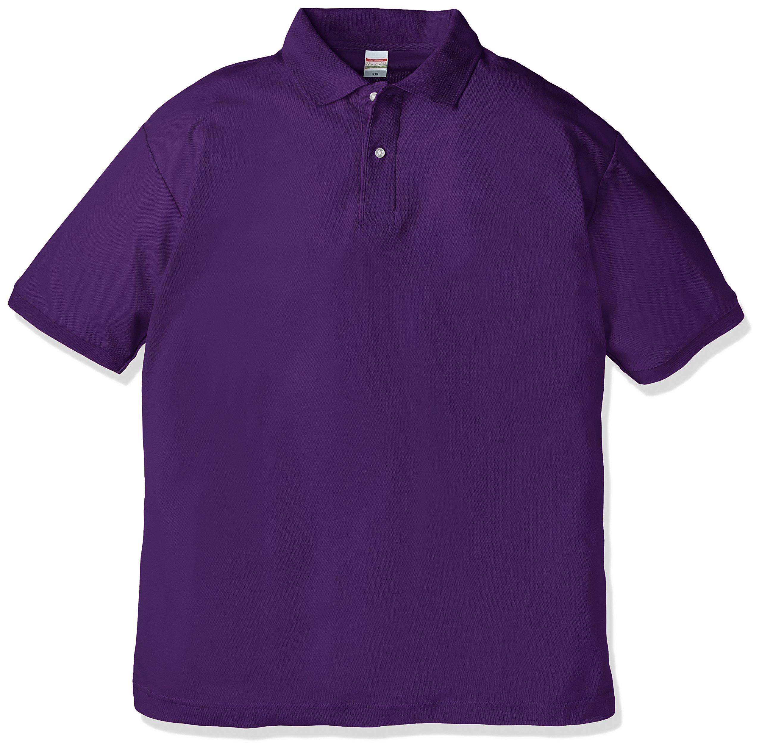 [United Athle] 5.3 oz Dry Kanoko Utility Polo Shirt 505001 [Men's] 062 Purple XXXL