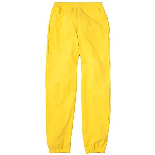 [Printstar] Sweatpants 8.4 oz. Brushed Lightweight Sweatpants 00218-MLP Men's Canary Yellow 2XL (New Size Labeling)